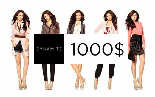 2 cartes cadeaux Dynamite de 1 000 $